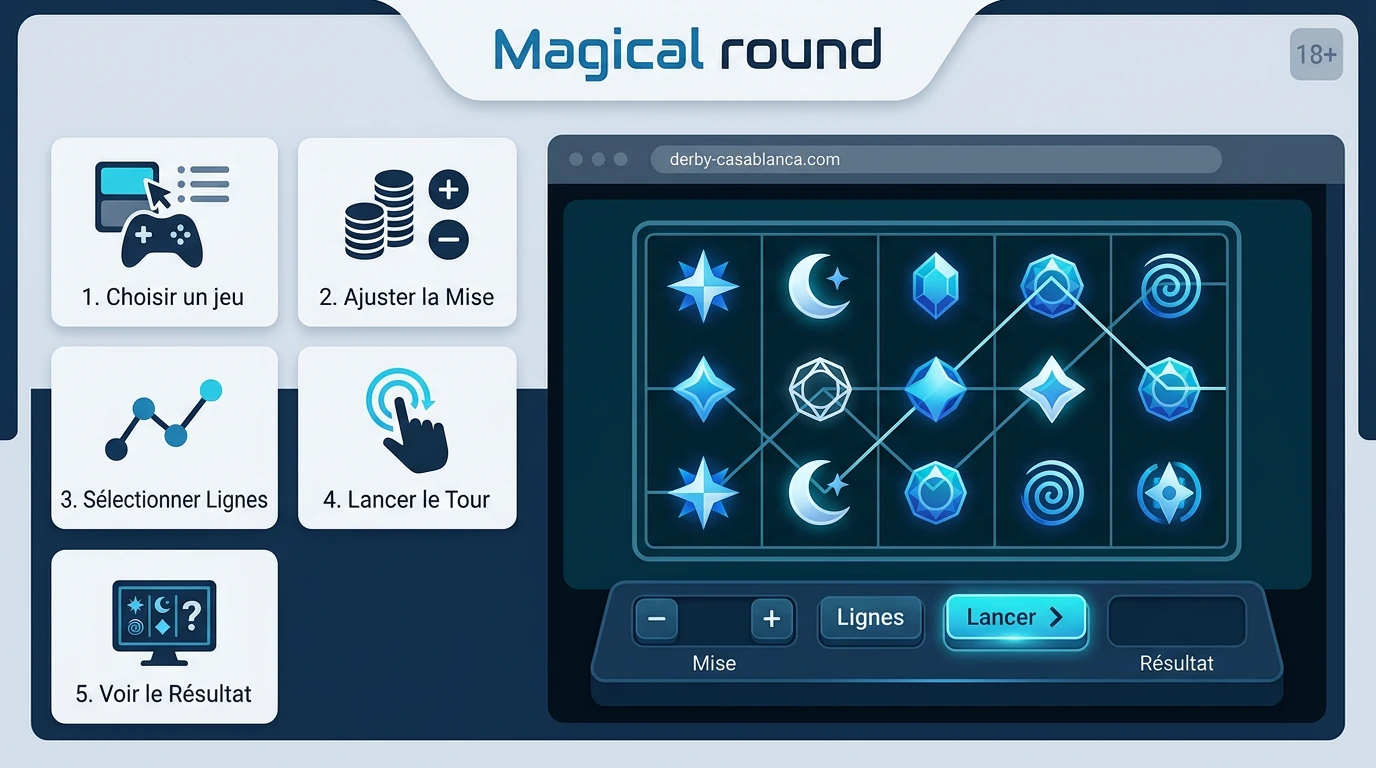 Comment jouer aux magic spin slot
